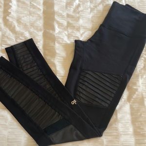 Alo Yoga Moto High Waist Leggings Med